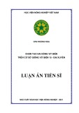 Luận án Tiến sĩ Chăn nuôi: Chọn tạo hai dòng vịt Biển trên cơ sở giống vịt Biển 15 - Đại Xuyên