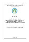 Luận án Tiến sĩ Sức khỏe nghề nghiệp: Nghiên cứu thực trạng phòng ngừa chuẩn tại các Bệnh viện Đa khoa thuộc Sở y tế Hà Nội và hiệu quả một số biện pháp can thiệp