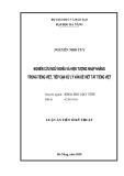 Luận án Tiến sĩ Kỹ thuật: Nghiên cứu ngữ nghĩa và hiện tượng nhập nhằng trong tiếng Việt, tiếp cận xử lý vấn đề viết tắt tiếng Việt