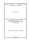 Luận văn Thạc sĩ Khoa học lâm nghiệp: Nghiên cứu đặc điểm phân bố, thử nghiệm nhân giống cây Xạ đen (Ehretia asperula Zoll. & Mor.) bằng phương pháp giâm hom và gieo hạt tại tỉnh Hòa Bình