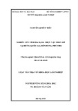 Luận văn Thạc sĩ Khoa học lâm nghiệp: Nghiên cứu tính đa dạng thực vật thân gỗ tại Rừng quốc gia Đền Hùng, Phú Thọ