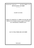 Luận văn Thạc sĩ Khoa học lâm nghiệp: Nghiên cứu ảnh hưởng của chế độ ngập nước đến sinh trưởng của cây Tràm (Melalleuca cajuputi) ở Vườn quốc gia U Minh Thượng tỉnh Kiên Giang