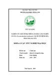 Khóa luận tốt nghiệp Đại học: Nghiên cứu một số đặc điểm lâm học cây Nghiến gân ba (Excentrodendron tonkinensis) tại huyện Định Hóa, tỉnh Thái Nguyên