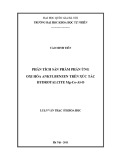 Luận văn Thạc sĩ Khoa học: Phân tích thành phần sản phẩm oxi hóa ankylbenzen trên xúc tác hydrotalcite Mg-Co-Al-O