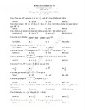 Đề thi tuyển sinh vào lớp 10 môn Toán năm học 2020-2021