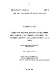 Luận án Tiến sĩ: Nghiên cứu độc tính, tác dụng an thần trên thực nghiệm và điều trị mất ngủ không thực tổn trên lâm sàng của cao lỏng Dưỡng tâm an thần