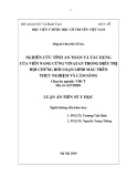 Luận án Tiến sĩ Y học: Nghiên cứu tính an toàn và tác dụng của viên nang cứng Vinatan trong điều trị hội chứng rối loạn lipid máu trên thực nghiệm và lâm sàng