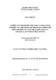 Luận văn Thạc sĩ  Khoa học Vật chất: Nghiên cứu thành phần hóa học và hoạt tính sinh học của phụ phẩm Chè trong quá trình chế biến Chè (khô) của loài Chè xanh (Camellia sinensis (L.) Kuntze) ở Thái Nguyên