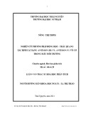 Luận văn Thạc sĩ Hoá học phân tích: Nghiên cứu phương pháp động học - trắc quang xác định các dạng antimon (III) và antimon(V) vô cơ trong mẫu môi trường