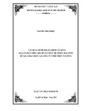 Luận văn Thạc sĩ Kinh tế: Vận dụng mô hình Bảng điểm cân bằng (Balanced Scorecard) để xây dựng hệ thống đo lường kết quả hoạt động tại Công ty TNHH Thiện Tấn Dũng