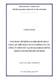 Luận văn Thạc sĩ Kinh tế: Ứng dụng mô hình F-SCORE để dự đoán gian lận trên Báo cáo tài chính của các công ty niêm yết tại Sở giao dịch chứng khoán thành phố Hồ Chí Minh