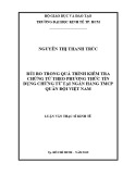 Luận văn Thạc sĩ Kinh tế: Rủi ro trong quá trình kiểm tra chứng từ theo phương thức Tín dụng chứng từ tại Ngân hàng TMCP Quân Đội Việt Nam