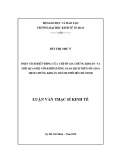 Luận văn Thạc sĩ Kinh tế: Phân tích sự biến động của chỉ số giá chứng khoán và mối quan hệ với khối lượng giao dịch trên Sở giao dịch chứng khoán thành phố Hồ Chí Minh