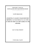 Luận văn Thạc sĩ Kinh tế: Ảnh hưởng của hành vi tránh thuế đến hợp đồng vay ngân hàng của các công ty niêm yết trên sàn chứng khoán Tp. Hồ Chí Minh