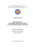 Luận văn Thạc sĩ Kỹ thuật: Điều khiển bám cho rô bốt di động hai bánh sử dụng bộ điều khiển trượt mờ