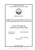 Luận văn Thạc sĩ Kỹ thuật: Nghiên cứu ứng dụng bánh đà lưu trữ năng lượng trong khai thác năng lượng tái tạo