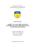 Luận văn Thạc sĩ Kỹ thuật: Nghiên cứu giảm thiểu sóng hài lưới điện Nhà máy thép trên địa bàn TP.HCM