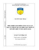 Luận văn Thạc sĩ Kỹ thuật: Điều khiển bám điểm công suất cực đại của hệ pin quang điện mặt trời có xét đến hiện tượng bóng râm