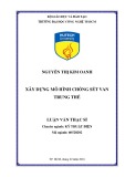 Luận văn Thạc sĩ Kỹ thuật: Xây dựng mô hình chống sét van trung thế