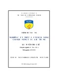 Luận văn Thạc sĩ Kỹ thuật: Nguyên cứu vị trí tối ưu TCSC để nâng cao khả năng tải của hệ thống