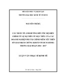 Luận văn Thạc sĩ Kinh tế: Các nhân tố ảnh hưởng đến tốc độ điều chỉnh tỷ lệ nợ tiến về mục tiêu của các doanh nghiệp phi tài chính niêm yết trên Sở giao dịch chứng khoán TP.HCM (HOSE) trong giai đoạn 2014 – 2017