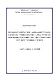 Luận văn Thạc sĩ Kinh tế: Tác động của phong cách lãnh đạo chuyển dạng, vai trò của ý nghĩa công việc và niềm tin đối với lãnh đạo đến sự gắn kết công việc của nhân viên Ngân hàng trên địa bàn TP.HCM