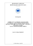 Luận văn Thạc sĩ Kinh tế: Nghiên cứu vai trò hòa giải xung đột của phong cách lãnh đạo chuyển dạng liên quan đến hiệu suất công việc và hành vi công dân tổ chức tại các trường Đại học TPHCM