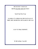 Luận văn Thạc sĩ Kinh tế: Tác động của chính sách tiền tệ lên giá cổ phiếu trên thị trường chứng khoán Việt Nam