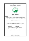 Khoá luận tốt nghiệp Đại học: Đánh giá hiện trạng môi trường nước thải sinh hoạt tại Công ty TNHH Sung IL Vina, KCN Quế Võ, xã Phượng Mao, huyện Quế Võ, tỉnh Bắc Ninh