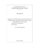 Luận văn Thạc sĩ Khoa học: Nghiên cứu xử lý đồng thời các thành phần hữu cơ và nitơ trong nước thải chăn nuôi lợn sau biogas bằng phương pháp sục khí luân phiên
