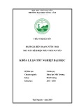 Khoá luận tốt nghiệp Đại học: Đánh giá hiện trạng nước thải Nhà máy kẽm điện phân Thái Nguyên