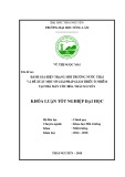 Khoá luận tốt nghiệp Đại học: Đánh giá hiện trạng môi trường nước thải và đề xuất một số giải pháp giảm thiểu ô nhiễm tại nhà máy Cốc Hóa Thái Nguyên