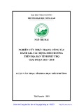 Luận văn Thạc sĩ Khoa học môi trường: Nghiên cứu thực trạng công tác đánh giá tác động môi trường trên địa bàn tỉnh Phú Thọ giai đoạn 2016 - 2018