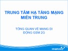 Bài giảng Tổng quan về mạng di động GSM 2G