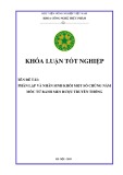 Khóa luận tốt nghiệp: Phân lập và nhân sinh khối một số chủng nấm mốc từ bánh men rượu truyền thống