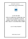 Luận văn Thạc sĩ Kinh tế: Công tác kiểm soát nội bộ thu, chi ngân sách tại trường Cao Đẳng Nghề khu vực Long Thành – Nhơn Trạch thực trạng và giải pháp hoàn thiện