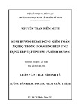 Luận văn Thạc sĩ Kinh tế: Định hướng hoạt động kiểm toán nội bộ trong doanh nghiệp ứng dụng ERP tại TP.HCM và Bình Dương