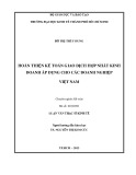 Luận văn Thạc sĩ Kinh tế: Hoàn thiện kế toán giao dịch hợp nhất kinh doanh áp dụng cho các doanh nghiệp Việt Nam