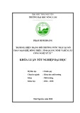 Khoá luận tốt nghiệp Đại học: Đánh giá hiện trạng môi trường nước thải tại mỏ than Mạo Khê, Đông Triều, tỉnh Quảng Ninh và đề xuất công nghệ xử lý