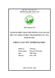 Khoá luận tốt nghiệp Đại học: Đánh giá hiện trạng môi trường xung quanh khu vực mỏ đá xã Phan Thanh, huyện Lục Yên, tỉnh Yên Bái