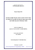 Luận văn Thạc sĩ Quản lý Tài nguyên và Môi trường: Đánh giá hiện trạng chất lượng nước thải sau Biogas tại một số trang trại chăn nuôi lợn trên địa bàn tỉnh Bắc Ninh