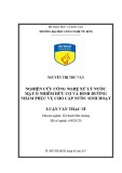 Luận văn Thạc sĩ Kĩ thuật môi trường: Nghiên cứu công nghệ xử lý nước mặt ô nhiễm hữu cơ và dinh dưỡng nhằm phục vụ cho cấp nước sinh hoạt