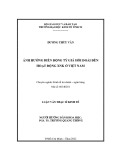 Luận văn Thạc sĩ Kinh tế: Ảnh hưởng biến động tỷ giá hối đoái đến hoạt động XNK ở Việt Nam