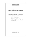 Sáng kiến kinh nghiệm Mầm non: Một số kinh nghiệm rèn kỹ năng sống cho trẻ mẫu giáo lớn