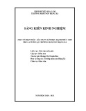 Sáng kiến kinh nghiệm Mầm non: Một số biện pháp xây dựng lớp học hạnh phúc cho trẻ 3-4 tuổi tại trường mầm non Đặng Xá