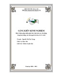 Sáng kiến kinh nghiệm Mầm non: Một số biện pháp nhằm phát huy tính tích cực, chủ động trong hoạt động vui chơi ngoài trời cho trẻ 3-4 tuổi