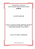 Luận văn Thạc sĩ Kinh tế: Giám sát và đánh giá Chương trình mục tiêu quốc gia “Xây dựng nông thôn mới” - Nghiên cứu trường hợp tại huyện Củ Chi