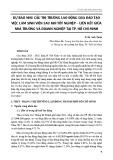 Dự báo nhu cầu thị trường lao động qua đào tạo việc làm sinh viên sau khi tốt nghiệp – liên kết giữa nhà trường và doanh nghiệp tại TP. Hồ Chí Minh