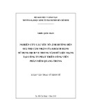 Luận văn Thạc sĩ Kinh tế: Nghiên cứu các yếu tố ảnh hưởng đến giá trị cảm nhận của khách hàng sử dụng dịch vụ trung tâm dữ liệu mạng tại Công ty Phát triển Công viên Phần mềm Quang Trung