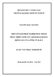 Luận văn Thạc sĩ Kinh tế: Một số giải pháp marketing nhằm phát triển lĩnh vực kinh doanh bất động sản của công ty KEY